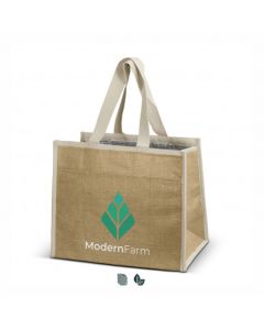 Jute Cooler Tote Bags